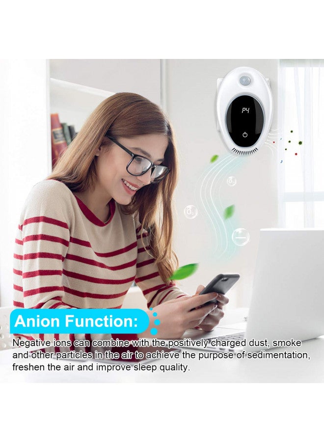 Armyte Plug in Air Purifier with Motion Sensor Light for Home, Odor Eliminator Mini Ozone Air Freshener Ionizer Deodorizer to Remove Smell from Pets Smoke Toilet for House Bathroom Kitchen Bedroom Office - Image 1