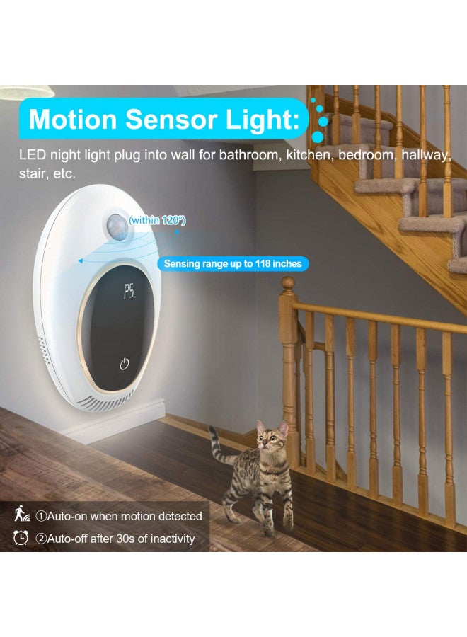 Armyte Plug in Air Purifier with Motion Sensor Light for Home, Odor Eliminator Mini Ozone Air Freshener Ionizer Deodorizer to Remove Smell from Pets Smoke Toilet for House Bathroom Kitchen Bedroom Office - Image 3
