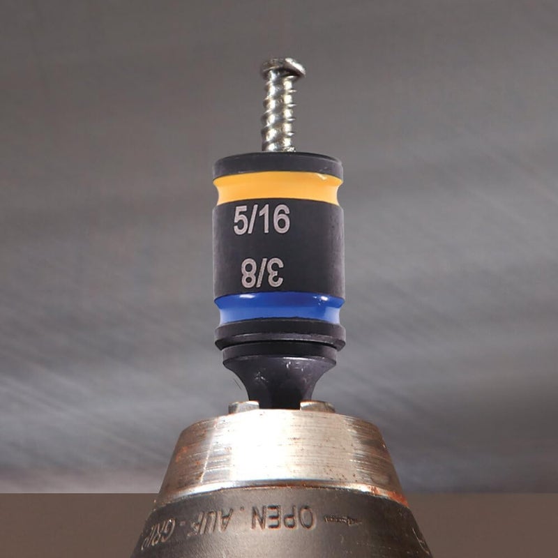 MALCO C-RHEX® 5/16 in. & 3/8 in. SAE 2in Shaft Length Cleanable, Reversible, Magnetic Hex Drivers | Impact Rated | Flip Bit | Flip Socket (MSHC1) - Image 2