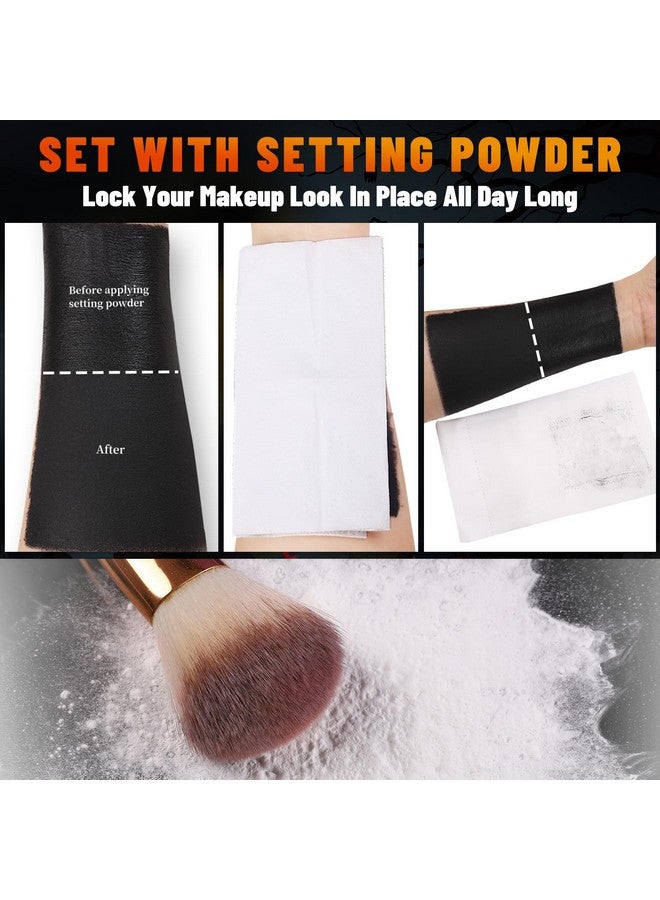 BOBISUKA White Black Red Face Body Paint with 3PCS Sponges Face Painting Kit for Adult Large Capacity Oil Based Paints Palette for Halloween Makeup Clown Joker Devil Cosplay SFX Costume Party - Image 5