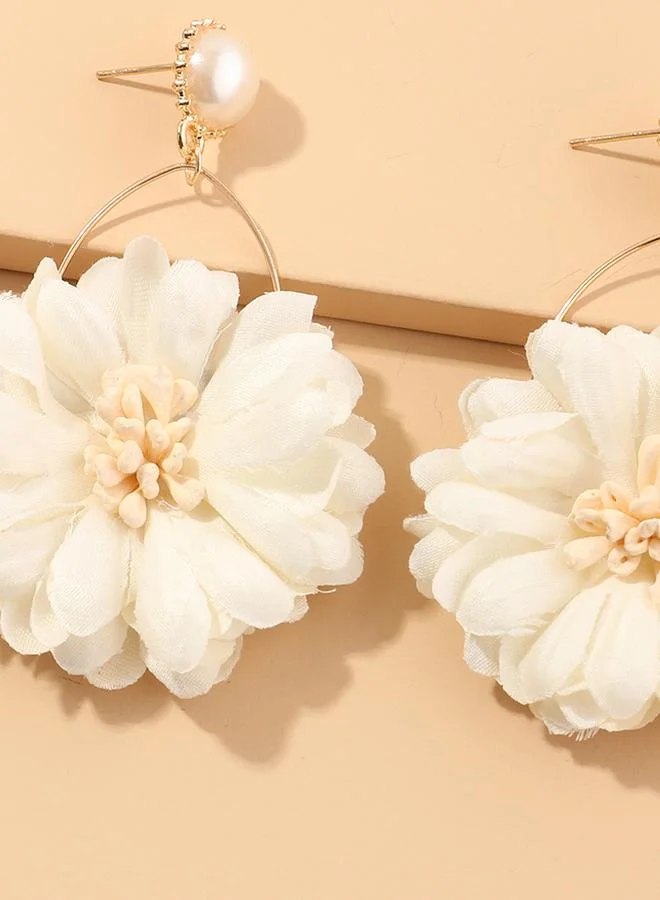 تايك تو Flower Dangle Earrings