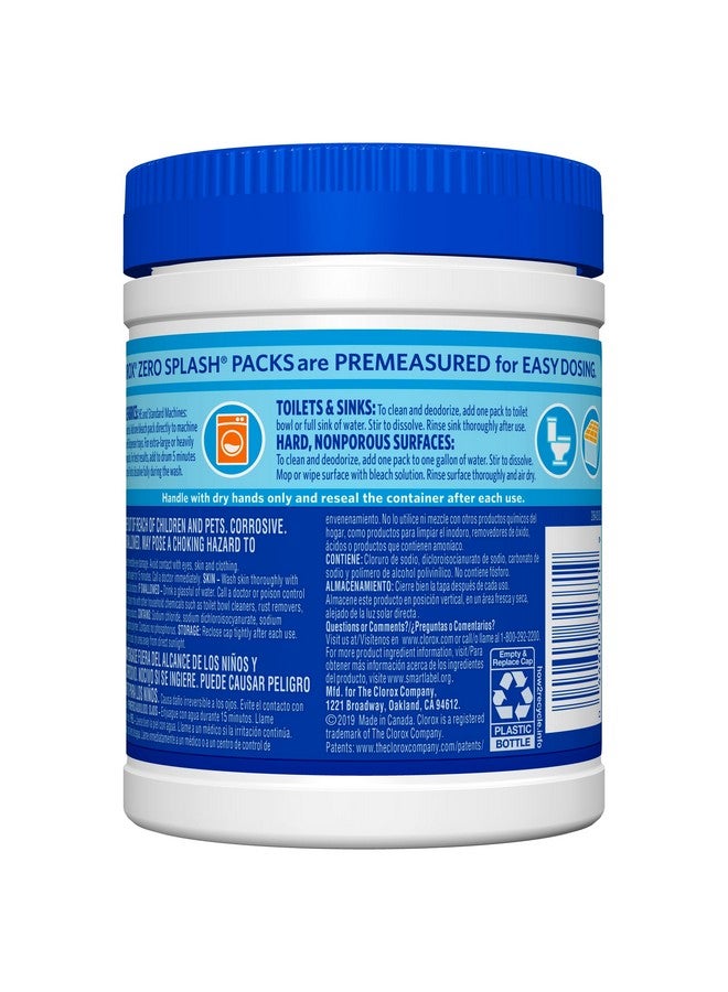 Clorox Zero Splash Bleach Packs Laundry Pods 4 Pack - Image 3