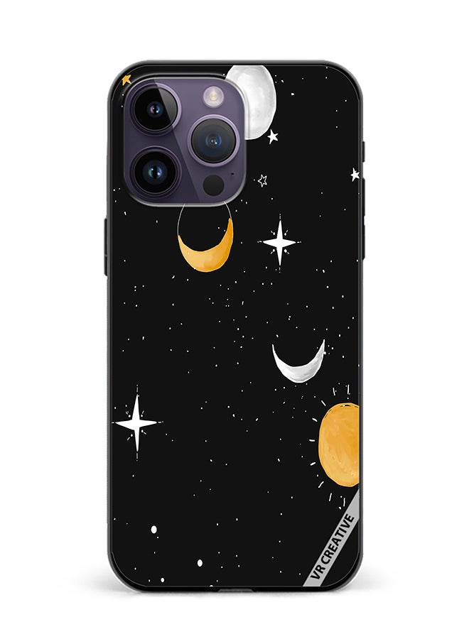 VR CREATIVE Protective Case Cover For Apple iPhone 15 Pro Night Design Multicolour - Image 1