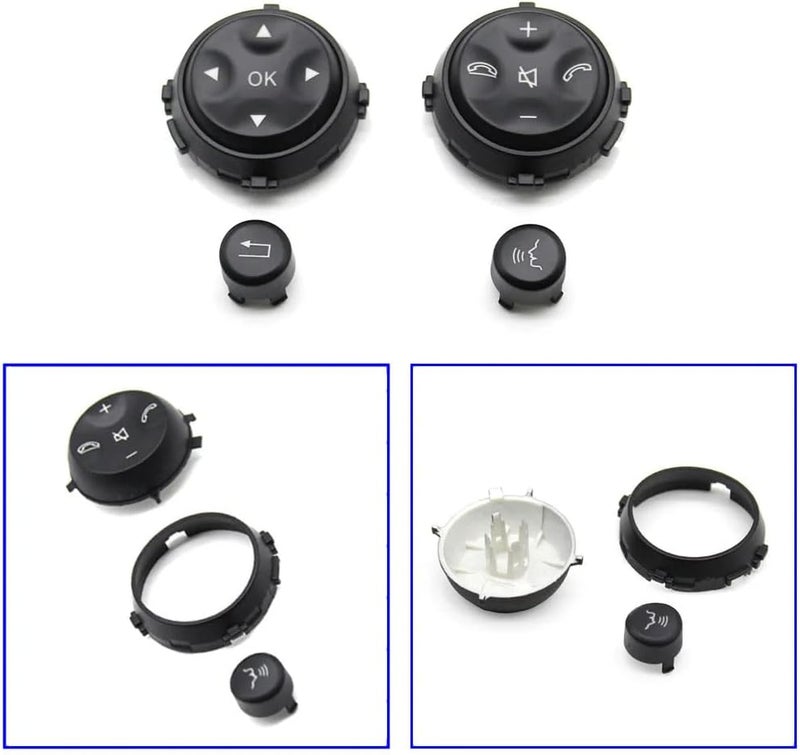 Goodithy 4PCS Steering Wheel Control Switch Buttons for Mercedes Benz - Image 2