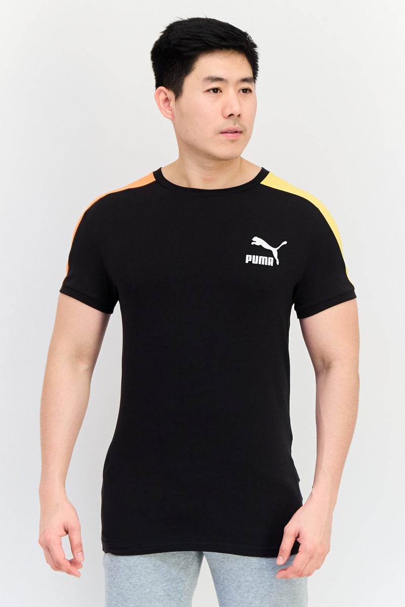 PUMA Men Sportswear Fit Short Sleeve Outdoor T-Shirt, Black - Image 1