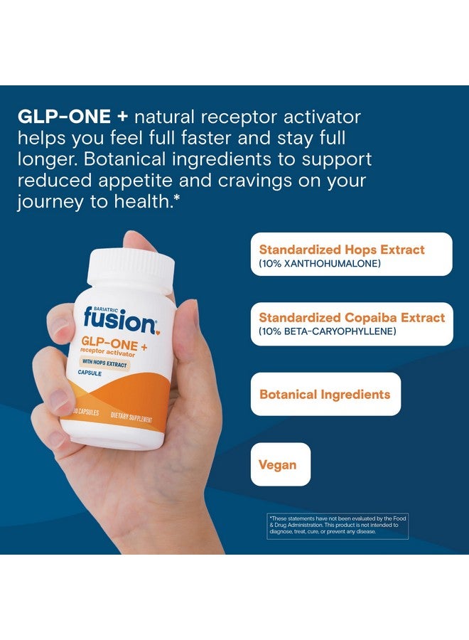 Bariatric Fusion Bariatric Fusion GLP-1 Plus | GLP Activate Receptors to Feel Full Faster and Longer* | Natural Supplement with Copaiba and Hops Extract | Gluten Free and Vegan GLP1 Supplement | 30 Capsules - Image 5
