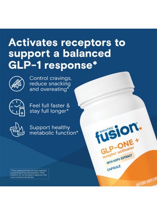Bariatric Fusion Bariatric Fusion GLP-1 Plus | GLP Activate Receptors to Feel Full Faster and Longer* | Natural Supplement with Copaiba and Hops Extract