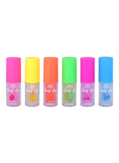 Glam Lux Juicy Lips Shimmer Magic Plumper 6pc Assorted Colors Lip Plumping Shimmer Gloss Long Lasting Moisturizing Luscious Shimmering Lips Instantly 