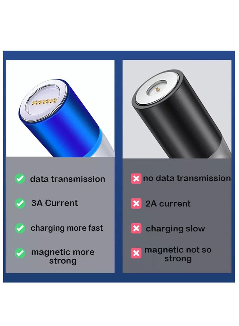 ESSNS 3 Amp LED glowing magnetic all in one mobile USB Cable for android apple and Type C - Image 5