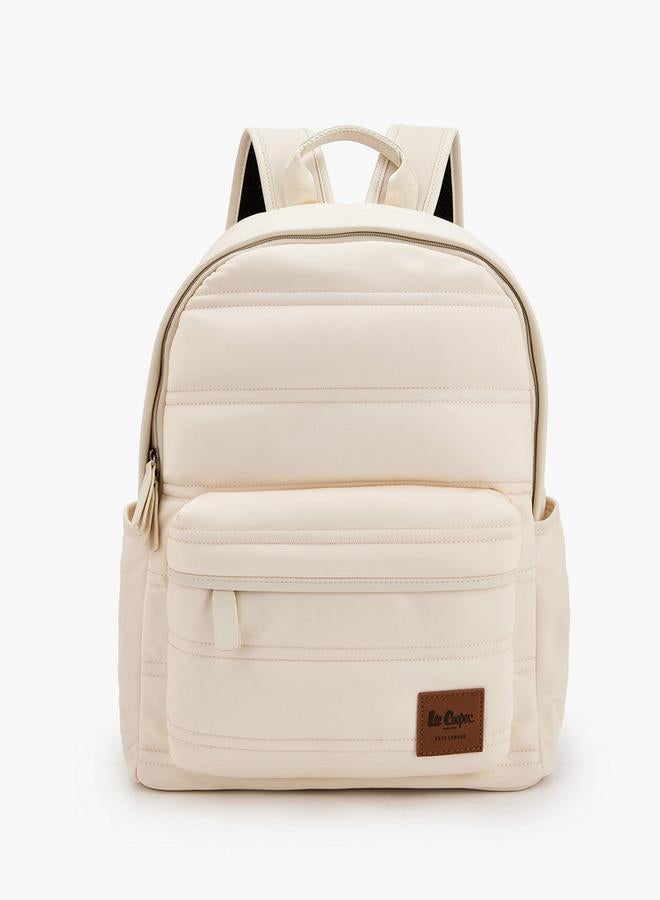 Lee Cooper حقيبة ظهر نايلون مبطنة مع أحزمة قابلة للتعديل - Image 1