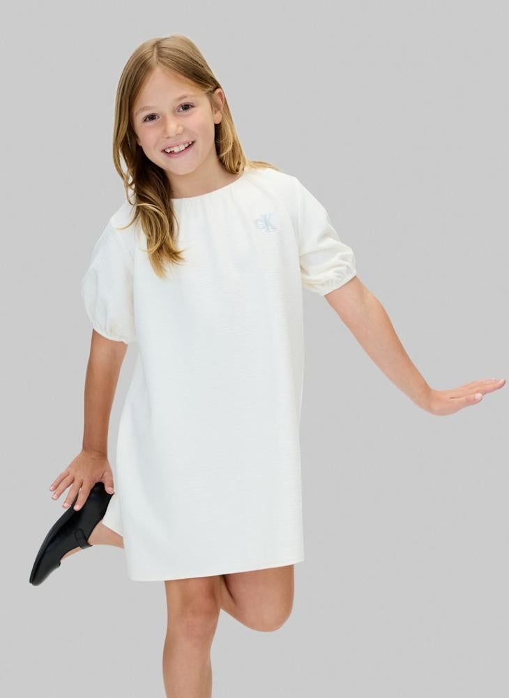 Calvin Klein Jeans Kids Logo Mini Shift Dress - Image 3