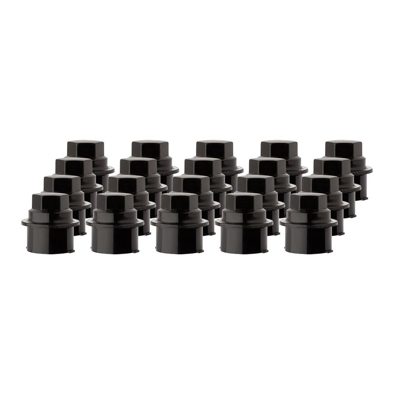 DPAccessories Black Wheel Lug Nut Cap Cover for Chevrolet and GMC  20 Pack CC3BPOBK05020