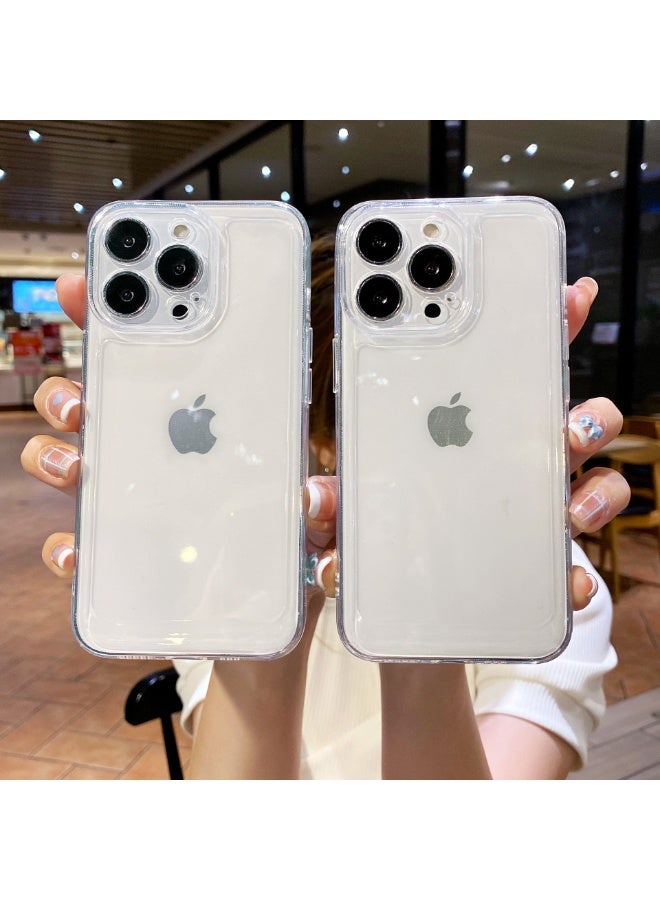 NIBEMINENT Protective TPU Case Cover For iPhone 15 Pro Max, Transparent - Image 1