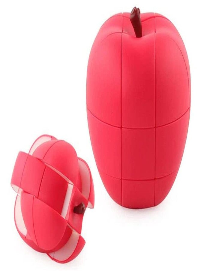 Hawkister Fruit Cube Apple Shaped Stickerless Magic Cube High Speed Twisty Puzzle Toy - Image 1