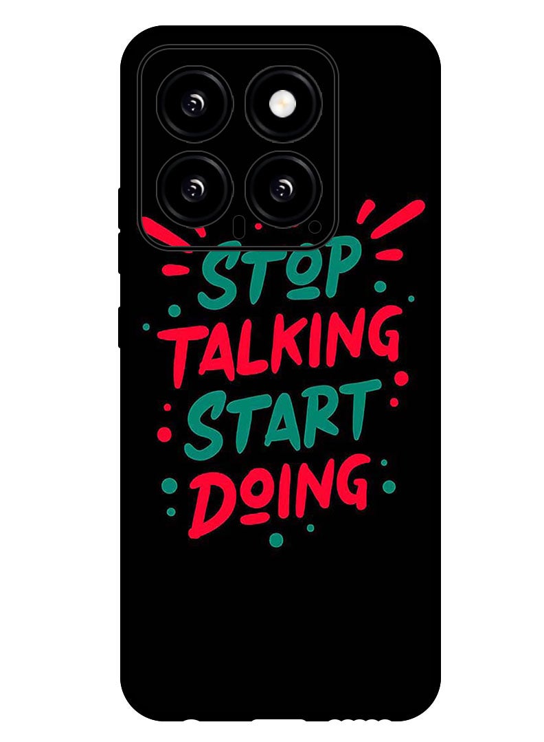 Theodor Protective Case Anti Scratch Shock Proof Bumper Cover For Xiaomi 14 Stop Talking - Image 1