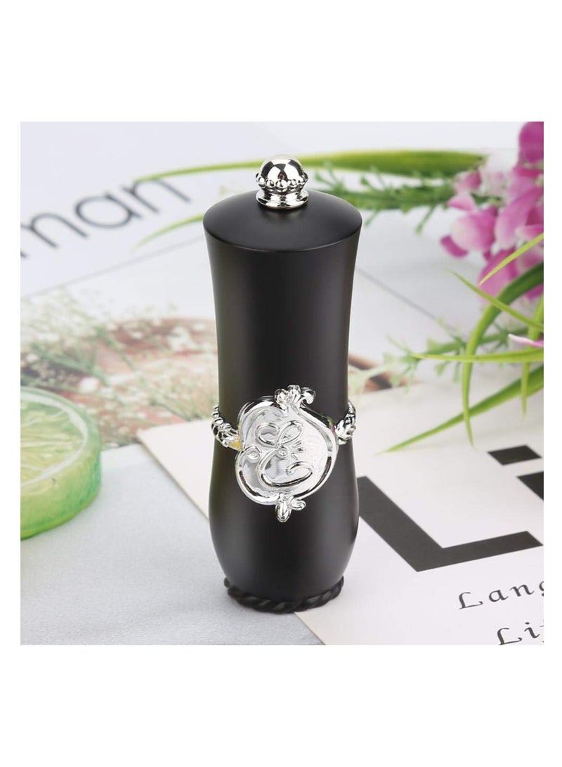 10 Black DIY Lipstick Tubes with Royal Design for Custom Lip Balm Creating - Image 5