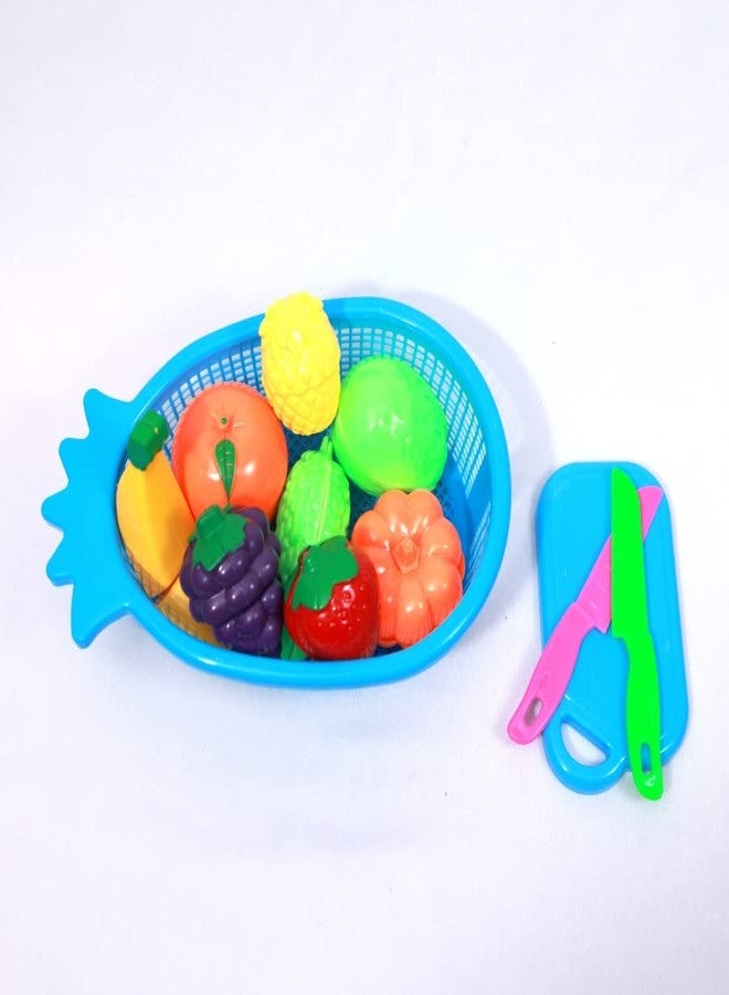 SmartCraft Fruit Set Basket (Multicolor) for Kids 12 Pieces. Let Your Child Learn About Different Fruits and Recognize Them. - Image 5