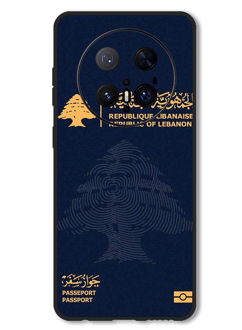 Theodor Case Compatible with Huawei Mate 70 Pro/ 70 Pro + Protection Shockproof Bumper Cover Lebanon Passport - Image 1