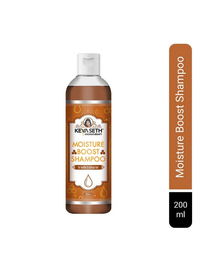 Keya Seth Aromatherapy Keya Seth Aromatherapy, Moisture Boost Shampoo for Dry Dull Frizzy Hair- Makes Hair Shine, Soft, Smooth & Silky with Honey, Milk Protein, Pro -Vitamin B5 for Men & Women. (200ML)  - Image 2