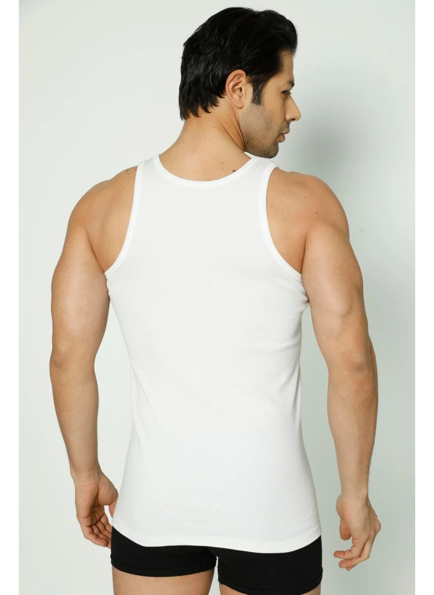 ارما يلدز Men's White Corduroy Undershirt