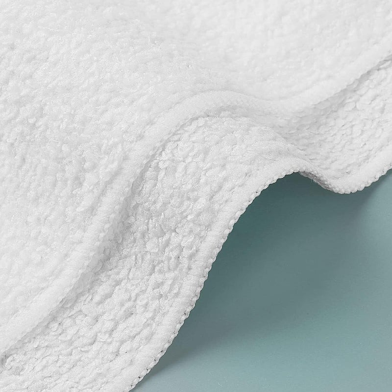 Orighty Microfiber Washcloths Bulk Towels Set 100 Pack, Highly Absorbent and Soft Feel Face Cloths, Multi-Purpose Wash Cloths & Hand Towels for Bathroom, Hotel, Spa, and Gym, 12x12 Inch, White - Image 4