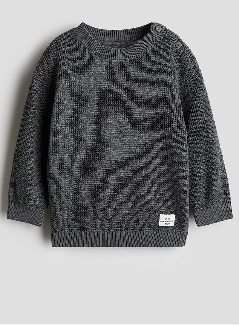 H&M Cotton-Knit Jumper - Image 1