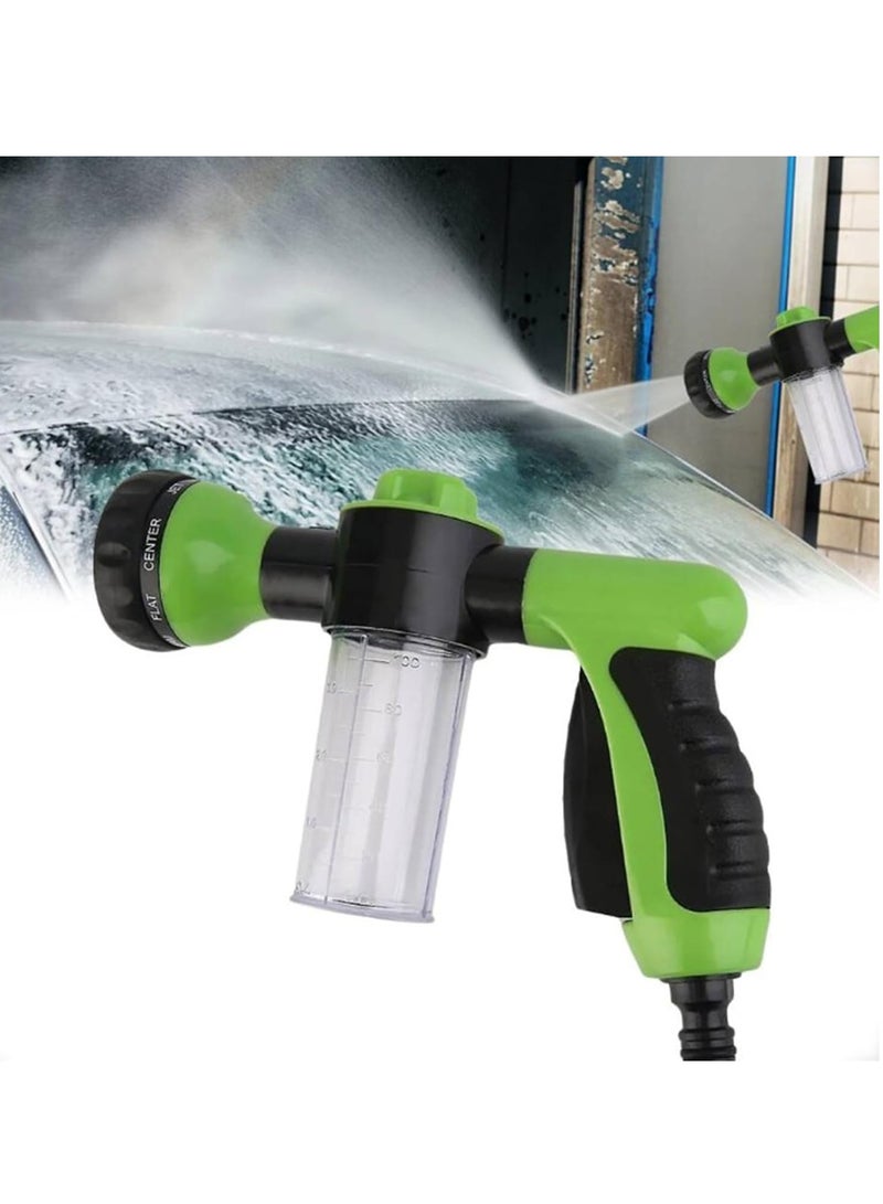 general Car Detailing Brush Set,Detail Cleaning Brush Set Car Wash Tools Electric Scrubber Attachments Set with Foam Sprayer Sponge Pads Reusable Easy Brushes Cleaning Tools Kit Green - Image 2