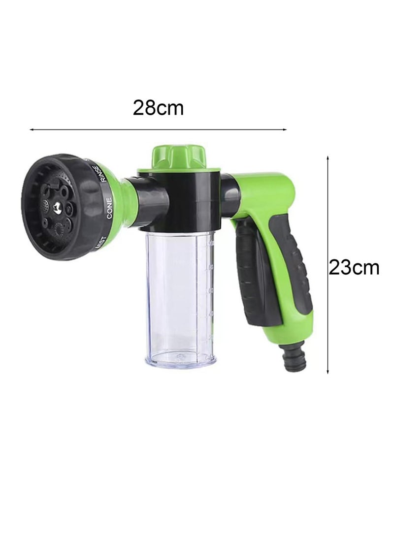 general Car Detailing Brush Set,Detail Cleaning Brush Set Car Wash Tools Electric Scrubber Attachments Set with Foam Sprayer Sponge Pads Reusable Easy Brushes Cleaning Tools Kit Green - Image 4