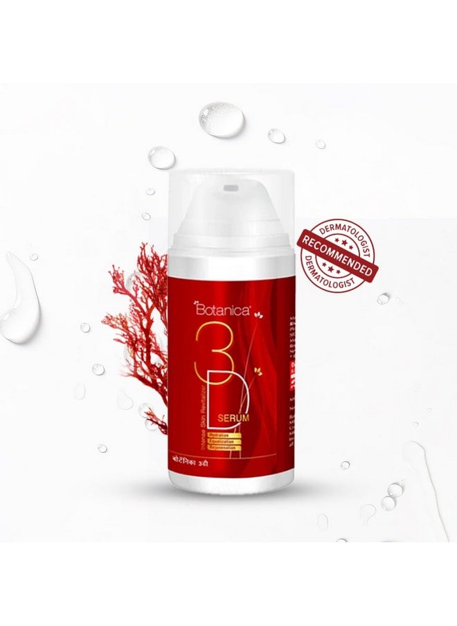 Botanica 3D Serum - 30Ml | Intense Revitalizer Serum | Reduces Dryness & Fine Lines | Rejuvenating & Hydrating | Reduces Pigmentation & Redness | Enriched With Niacinamide & Glycerine  - Image 2