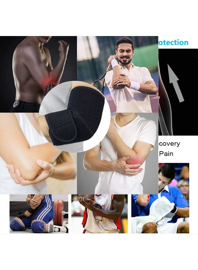 Adjustable Elbow Brace for Men & Women - Instant Pain Relief for Tennis Elbow, Golfer’s Elbow, Tendonitis & Arthritis - Advanced Support for Weightlifting, Gym, Sports Injury Recovery & Daily Use - Image 4