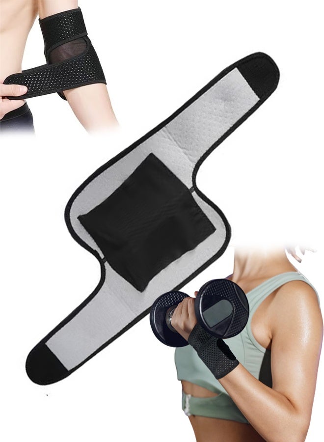 Adjustable Elbow Brace for Men & Women - Instant Pain Relief for Tennis Elbow, Golfer’s Elbow, Tendonitis & Arthritis - Advanced Support for Weightlifting, Gym, Sports Injury Recovery & Daily Use - Image 1