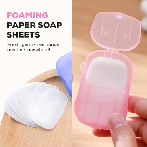 Multibrite Disposable Paper Soap Sheets for Handwash Portable Scented Mini Paper Soap Strips for Travel Camping, Hand Soap, Dissolves Easily, Hygienic & Travel-Friendly for All Skin Types (20 Sheets) - Image 4