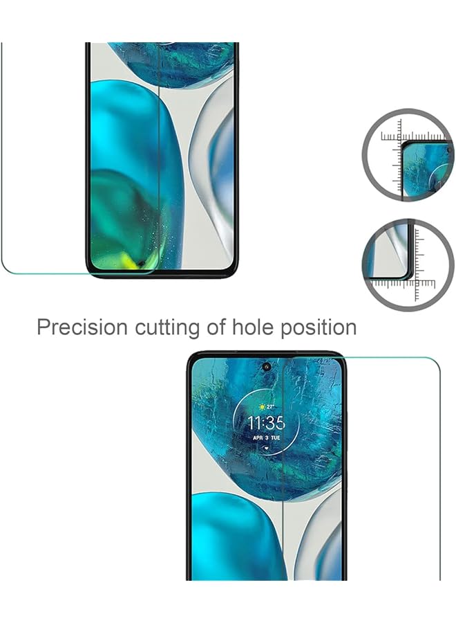 erorex 2 Pack Compatible With Motorola Moto G52 Moto G82 5G 6.6 Inch Screen Protector Tempered Glass For Moto G52 9H Scratch Resistant Bubble Free Easy To Install - Image 2