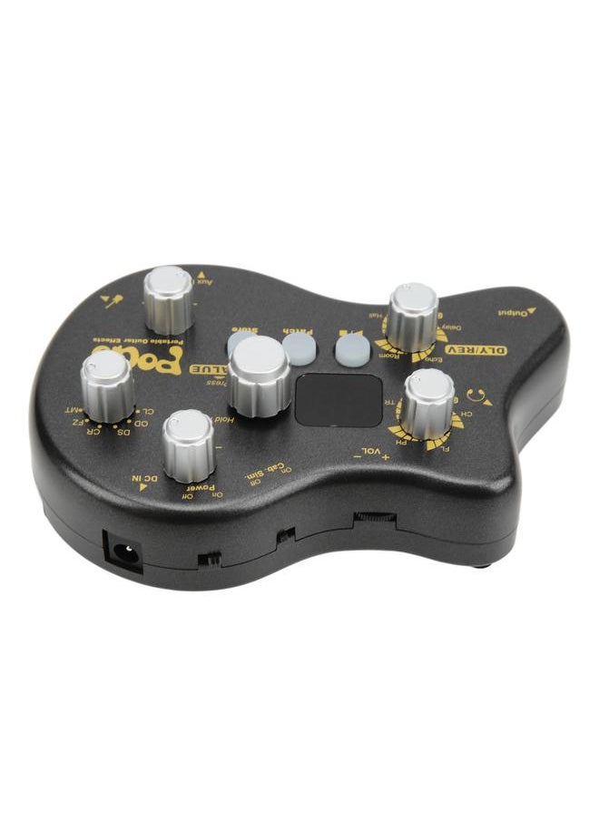 Guitar Multi Effects Processor Effect Pedal POGO Delay Reverb Distortion Instrument Accessory AU Plug 100‑240V