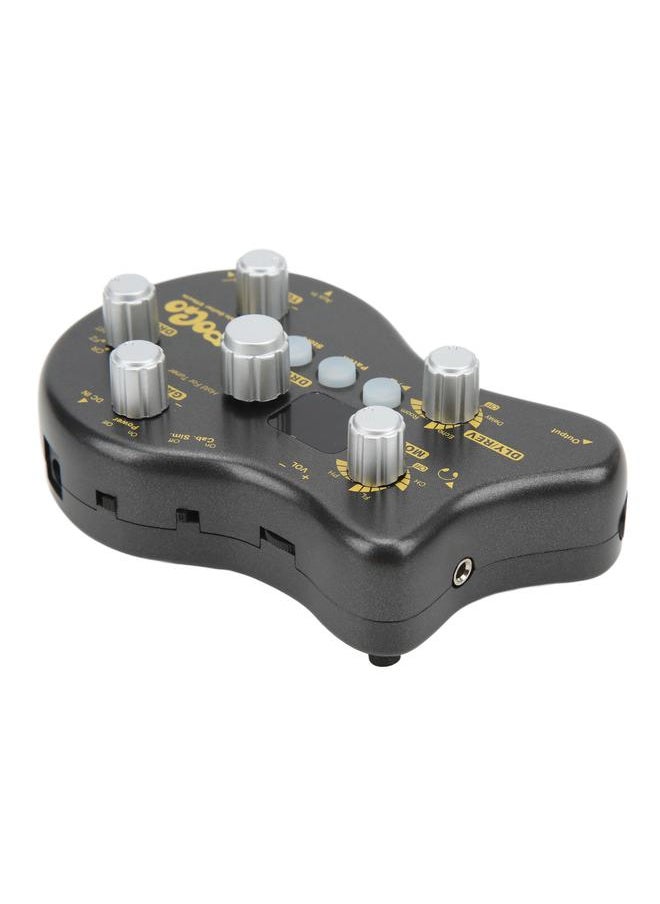 Guitar Multi Effects Processor Effect Pedal POGO Delay Reverb Distortion Instrument Accessory AU Plug 100‑240V