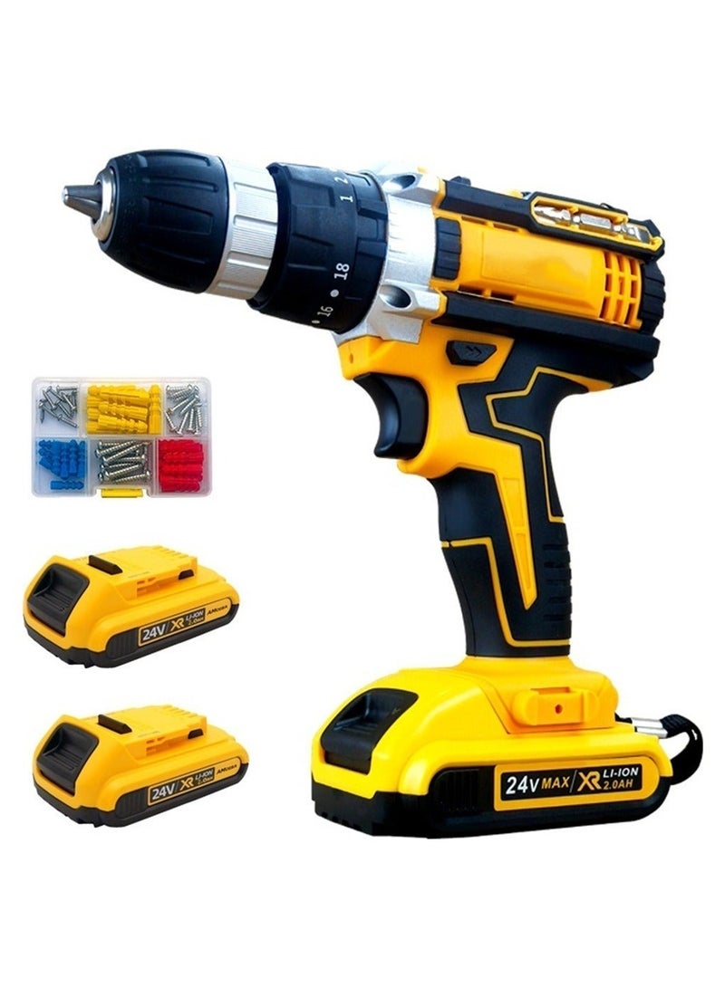 BlueFire 28V MAX Cordless Electric Drill Tool Set – Complete Professional Power Tool Kit with 2 Rechargeable Batteries, Fast Charger, High-Torque 18–35Nm Drill, Hammer, Pliers, Screwdrivers, Drill Bits, Measuring Tape and Accessories – Portable Durable Carry Case for Home Repair, Woodworking, Metal Work and Construction Projects - Image 4