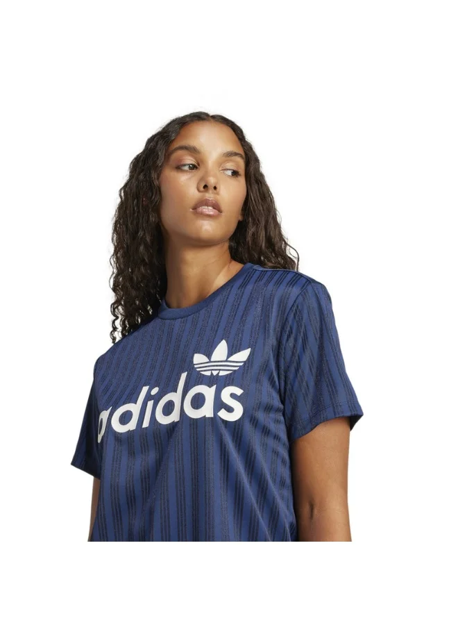 adidas تيشيرت أديداس جرافيك BF أزرق أوريجينالز نسائي