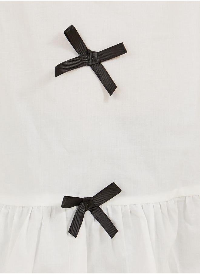 Styli - peplum louse with velour bows - Image 1