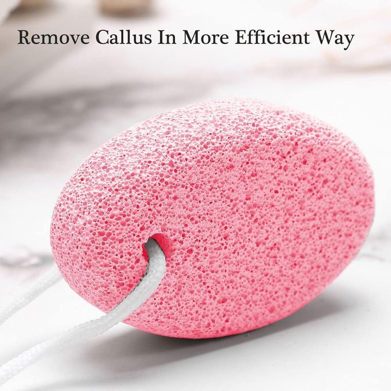 HOOMBOOM 2PCS Natural Pumice Stone for Feet, Lava Pedicure Tools Hard Skin Callus Remover for Men/Women Feet and Hands - Natural Foot File Exfoliation to Remove Dead Skin - Image 5
