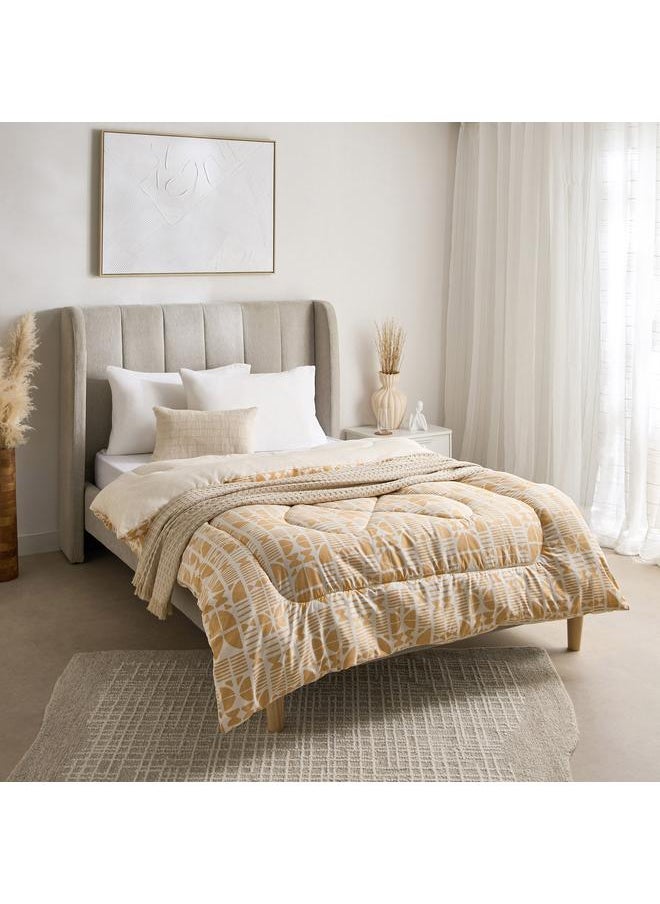 Home Box Matrix Microfiber Twin Comforter - 160X220 cm  - Image 5