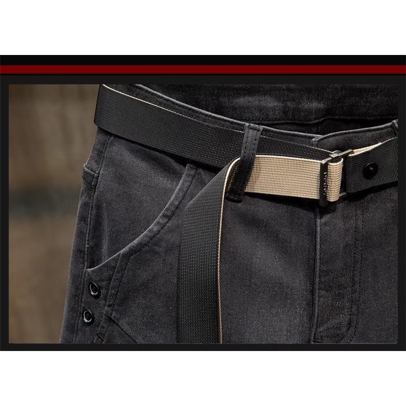 Unisex Casual Daily Denim Jeans - Image 4