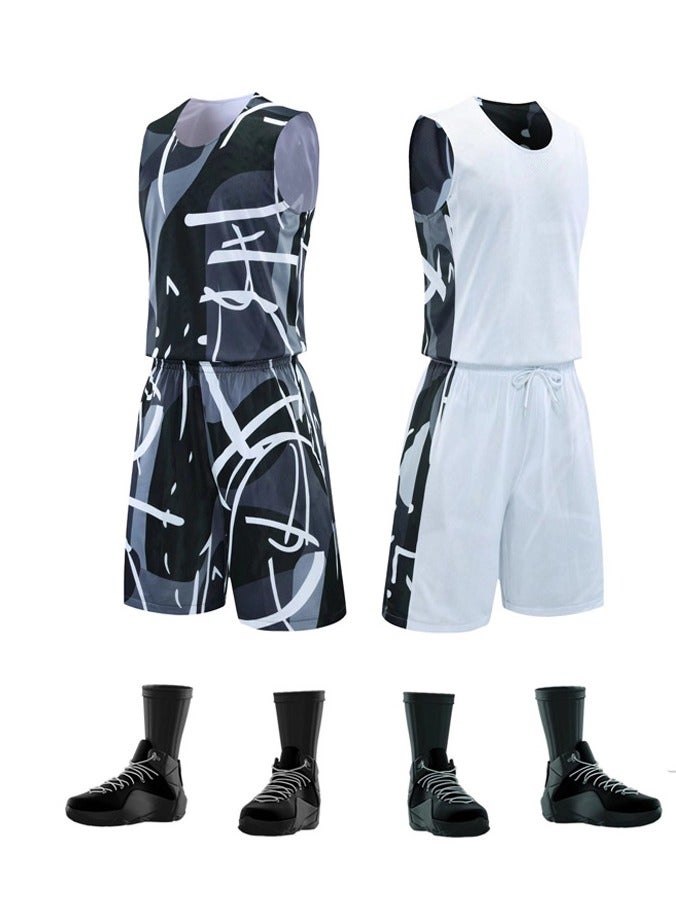 KUYING New Double Sided Basketball Training Uniform  - Image 1