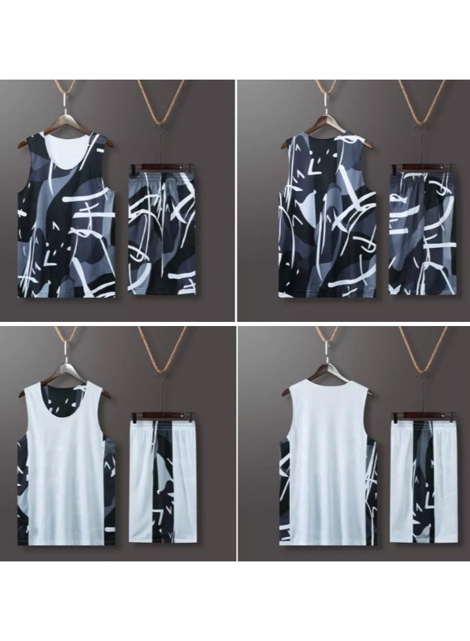 KUYING New Double Sided Basketball Training Uniform  - Image 3