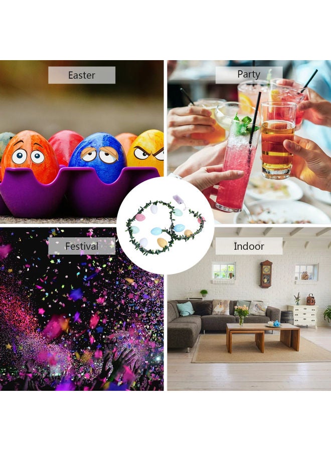 Loquat 2.6M Egg Shape 10 LED String Lights Multicolour - Image 5