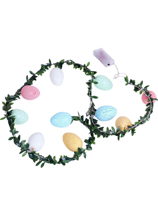 Loquat 2.6M Egg Shape 10 LED String Lights Multicolour - Image 1