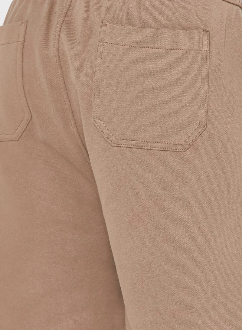 Calvin Klein Jeans Shrunken Badge Shorts