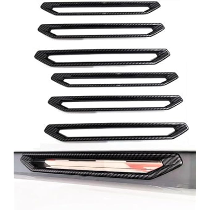 CARBON FIBER FRONT BUMPER HOOK COVER & ROOF TRAVEL RACK TRIM FRAME, COMPATIBLE FOR JETOUR T2 2023-2024, T2 JETOUR ACCESSORIES - Image 3