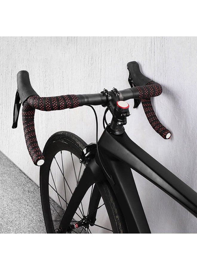 NIBEMINENT - 2Pcs Road Bike Bicycle Handlebar Grip Wrap Anti-slip Strap Colorful Tape Belt 22.5x8.5x3cm - Image 1