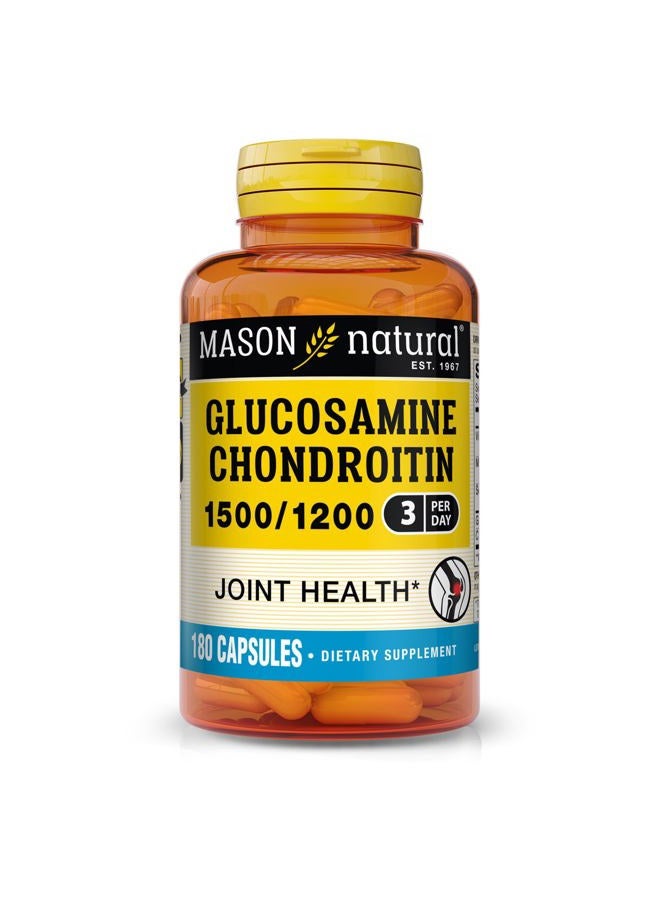 MASON Natural Double Strength Glucosamine Chondroitin Capsules - 180 Ea - Image 1