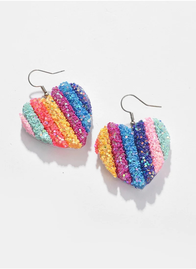 SOHI Multicoloured Drop Earrings